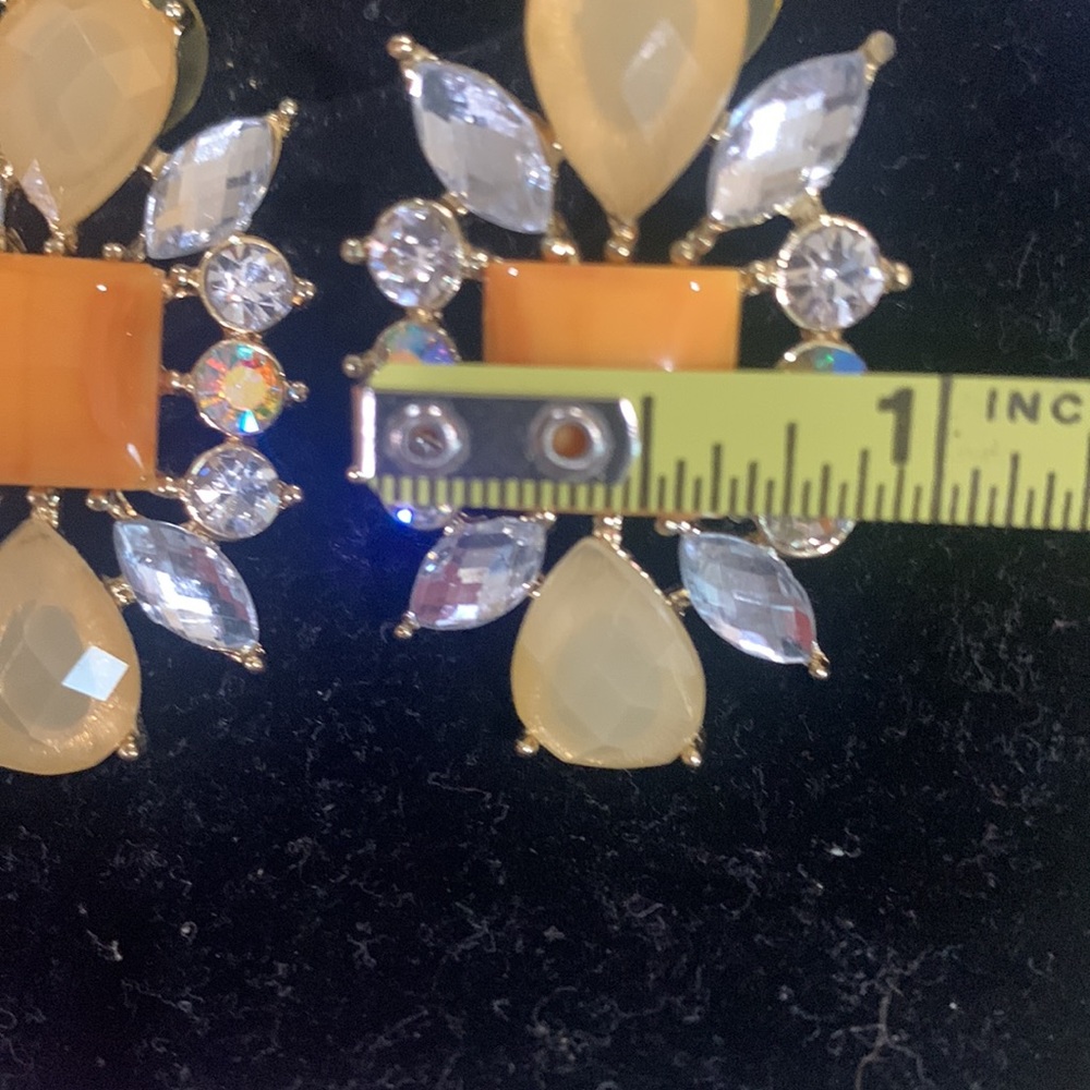 RHINESTONE EARRINGS - Picture 4 of 8